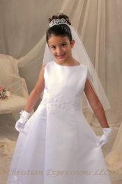 Crystal Bunwrap Crown First Communion Tiara