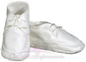 Boys Silk Dupioni Christening Shoes