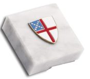 Episcopal Shield Paperweight