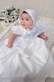 Siobhan Irish Shamrock Christening Gown