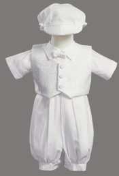 Jeremy Christening Romper