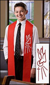 Descending Dove Confirmation Stole