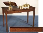 Silk-Screened Communion Table Solid Maple