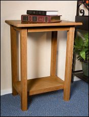 Credence Table Light Maple