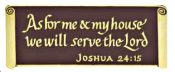 As For Me and My House... House Blessing M-123