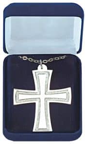 Flared Cross - Sterling Silver