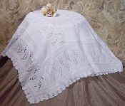 Girl's knit shawl