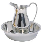 Church Ewer Pitcher and Basin