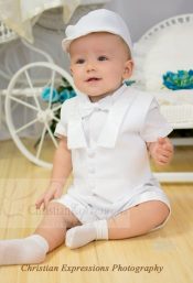 Anthony Christening Romper