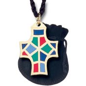 Monogram of Christ Cross Pendant