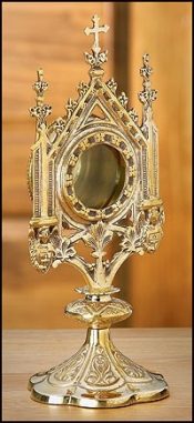 Brass Cross Church Reliquary