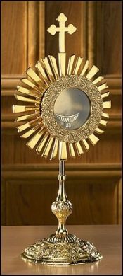 Cross Monstrance with Luna
