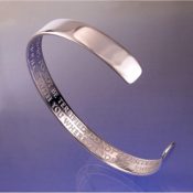 Strong & Courageous Christian Cuff Bracelet