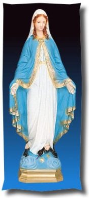 Our Lady of Grace Outdoor Statue Full Color