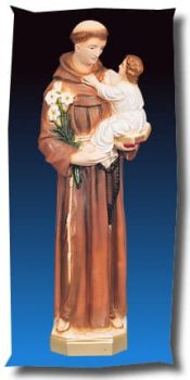 St. Anthony and Child Outdoor Statue Full Color