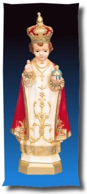 Infant of Prague Outdoor Statue Full Color