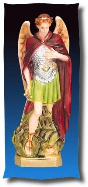 St. Michael the Archangel Outdoor Statue Full Color
