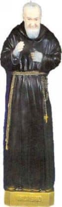 Padre Pio Outdoor Statue Full Color