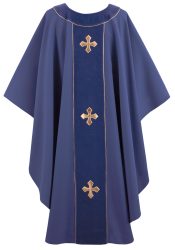  Indigo Clergy Chasubles