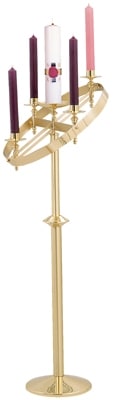 Adjustable Floor Advent Wreath for Church