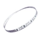 Ave Maria Christian Bangle Bracelet