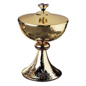 Blue Cross Communion Ciborium with Lid