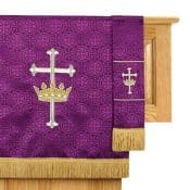 Bookmark Church - Purple Cross/Crown