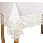 Budded Cross Lace Church Altar Cloth