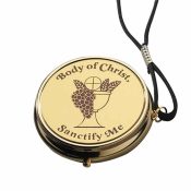 Chalice: Body of Christ, Sanctify Me Communion Pyx