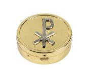 Communion Agnus Dei Pyx with Epoxy Lid 3/pk