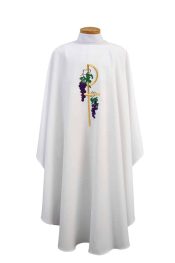 Chi Rho and Grapes Clergy Chasuble