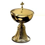 Communion Ciborium with  Brushed Base
