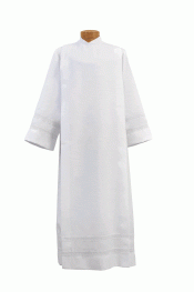 Clergy Alb with Woven Lace