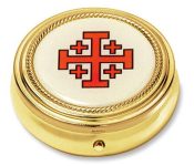 Communion Jerusalem Cross Pyx