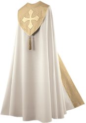 Cream Festive Clergy Cope