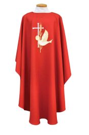Cross and Dove Clergy Chasuble