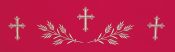 Crosses and Wheat Communion Table Cover