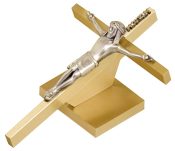 Altar Crucifix Solid Brass