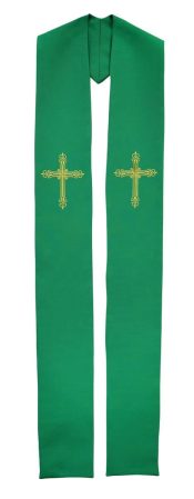 Decorative Cross Clergy Stole or Deacon Stole