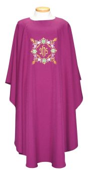 Decorative IHS Clergy Chasuble