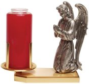 Devotional Candle Holder with Praying Angel