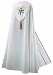 Easter Lily Clergy Cope