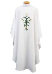 Easter Lilies Clergy Chasuble