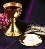 Chalice and Paten with Casted Node
