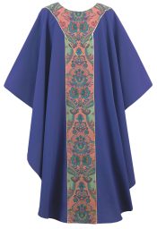 Florence Clergy Chasuble Vestment Indigo