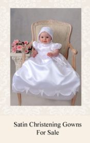 Satin Christening Gowns