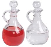 Glass Church Cruets with Stoppers