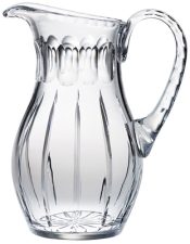 Etched Glass Communion Wine Flagon