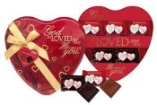 God So Loved Me Heart Scripture Candy Large Tin