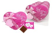 God So Loved Me Heart Scripture Candy Pink Tin Case